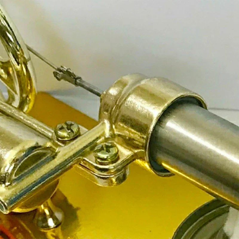 Çocuklar bilim deney sıcak hava Stirling Motor modeli akışı güç fizik deney modeli eğitim bilimleri oyuncak hediye - Görsel 3