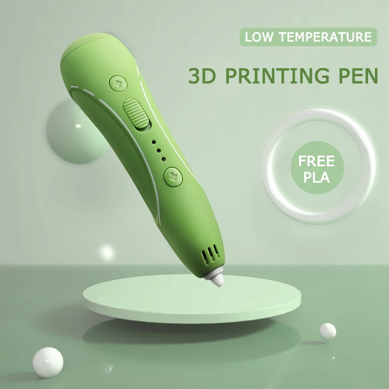 Çocuklar için yeni 3D baskı kalem düşük sıcaklık 3D cetvel kalemi uyumlu PLA Filament oyuncaklar çocuklar için hediye DIY cetvel kalemi