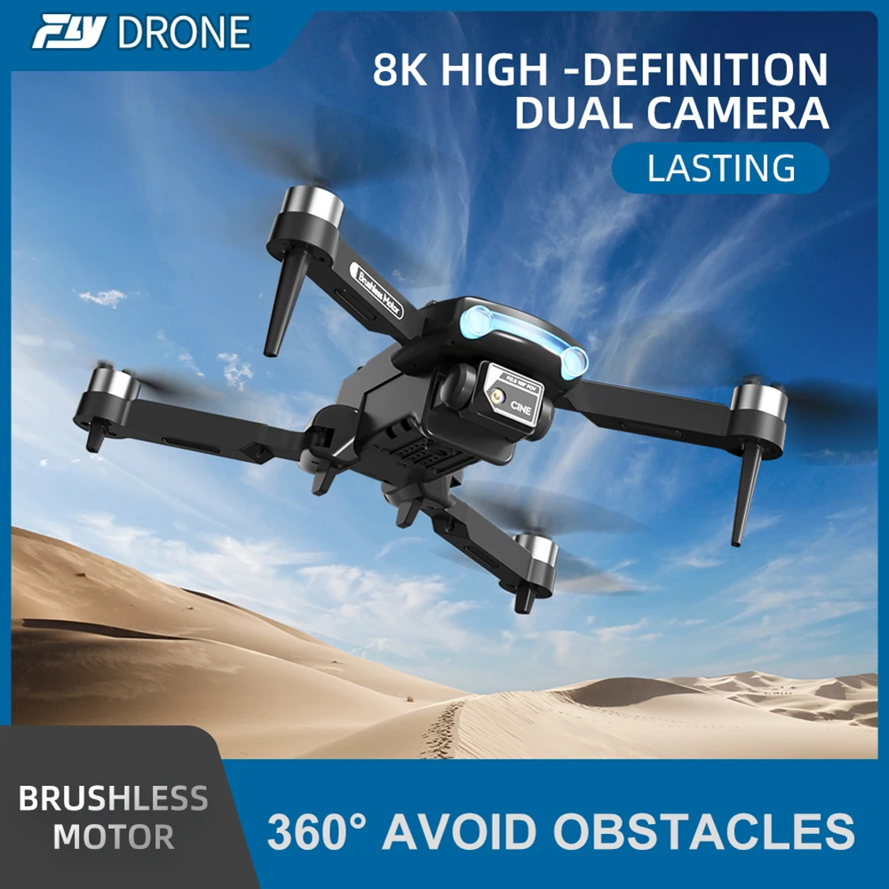 2024 F169 WIFI FPV RC Drone profesyonel 8K HD çift kamera Drone yükseklik tutun dört yan engel kaçınma katlanabilir Quadcopter