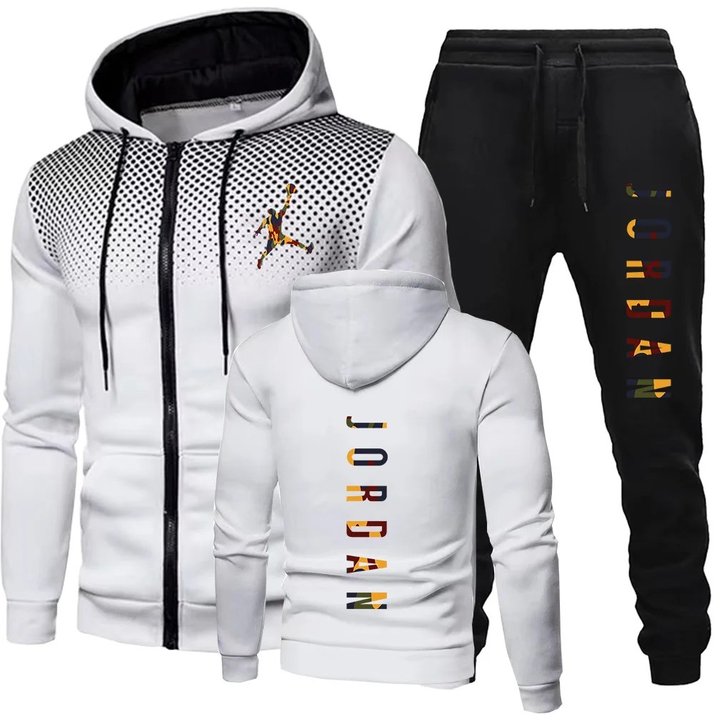 2024 yeni bahar sonbahar erkek eşofman Hoodies pantolon 2 adet setleri takım elbise eğlence spor moda Hip Hop Streetwear giyim