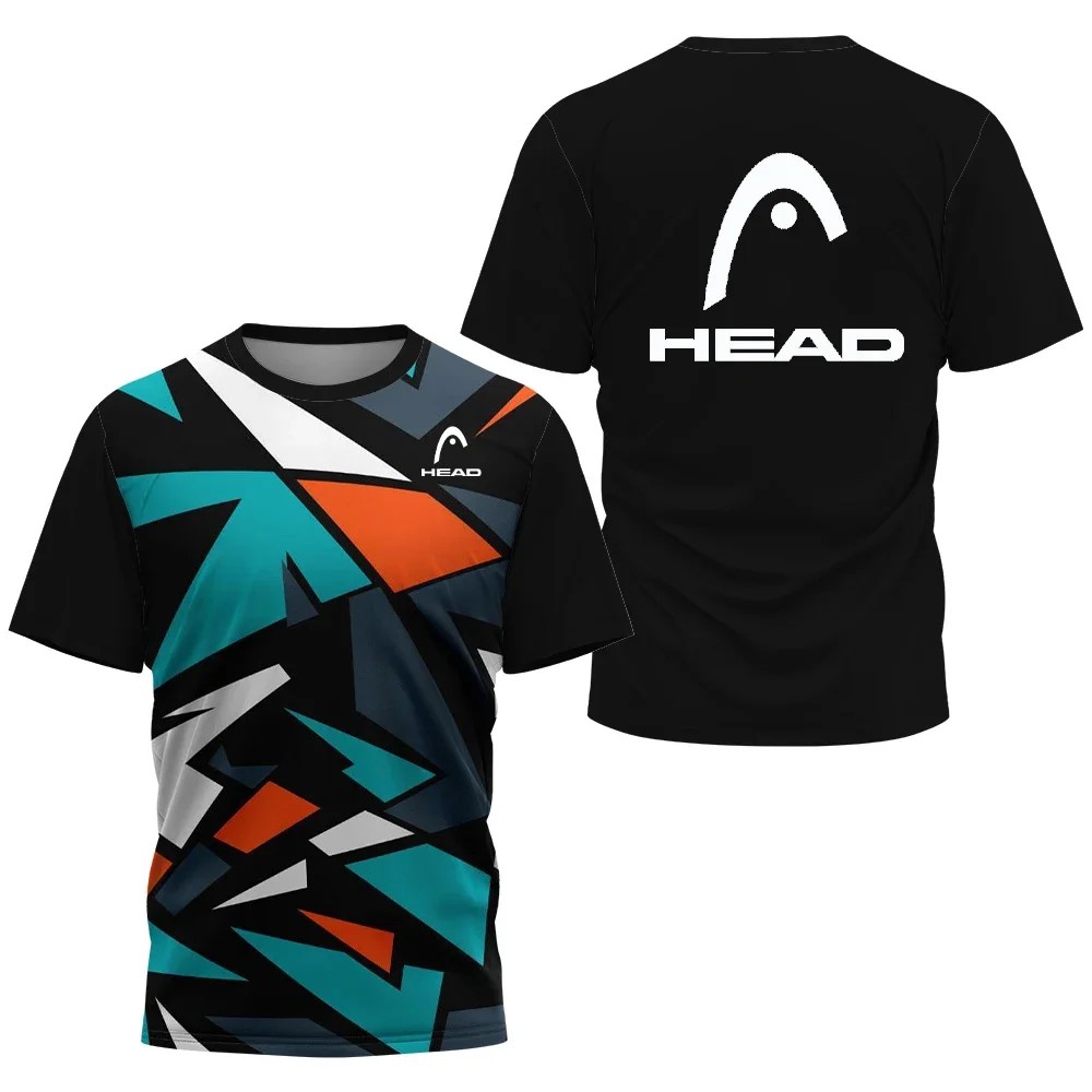 2024 yeni erkek spor T-shirt yaz eğlence kısa kollu kafa Badminton masa tenisi eğitim nefes çabuk kuruyan o yaka üst - Görsel 2