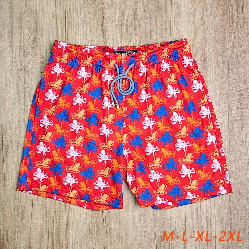 2024 yeni erkekler Boardshorts en kaliteli plaj yüzme havuzu sörf das dalar mayo moda denizyıldızı parti baskılı kurulu şort SW324