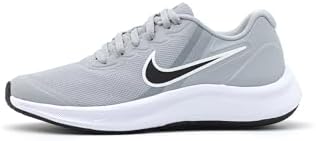 Nike Unisex Çocuk Star Runner 3 Jimnastik Ayakkabısı, Açık Duman Grisi Siyah Duman Grisi, 35.5 EU  .tr: Moda - Görsel 2