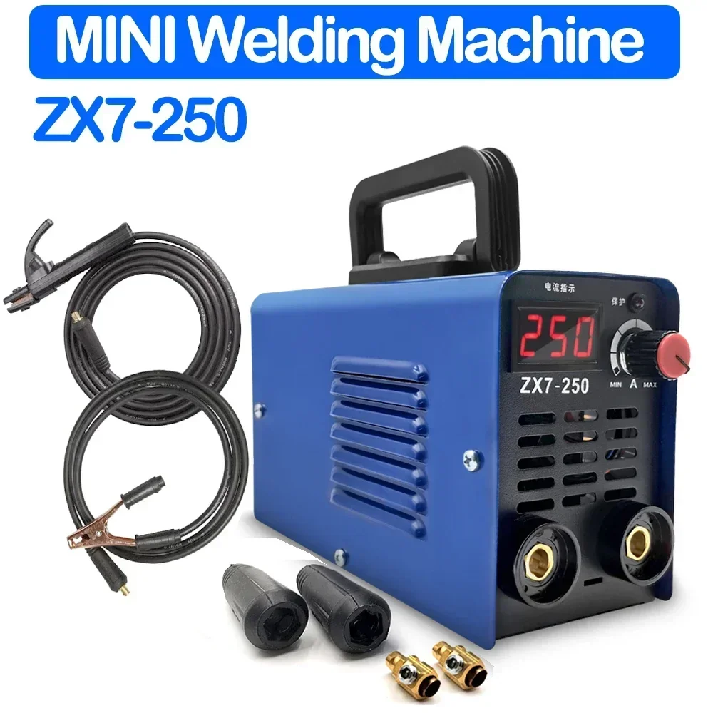 250A MMA KAYNAK MAKINESİ 220V Arc kaynak makinesi KAYNAK MAKINESİ tam otomatik endüstriyel dereceli ev küçük tüm bakır elektrik kaynak