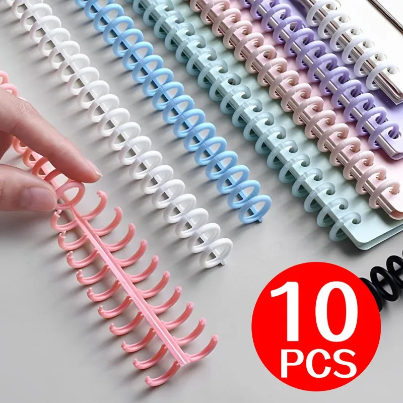 30 delik ayrılabilir toka gevşek yaprak kağıt kitap çevreler halka karalama defteri albüm bağlayıcı Spiral A4 A5 B5 dizüstü ciltleme klipler