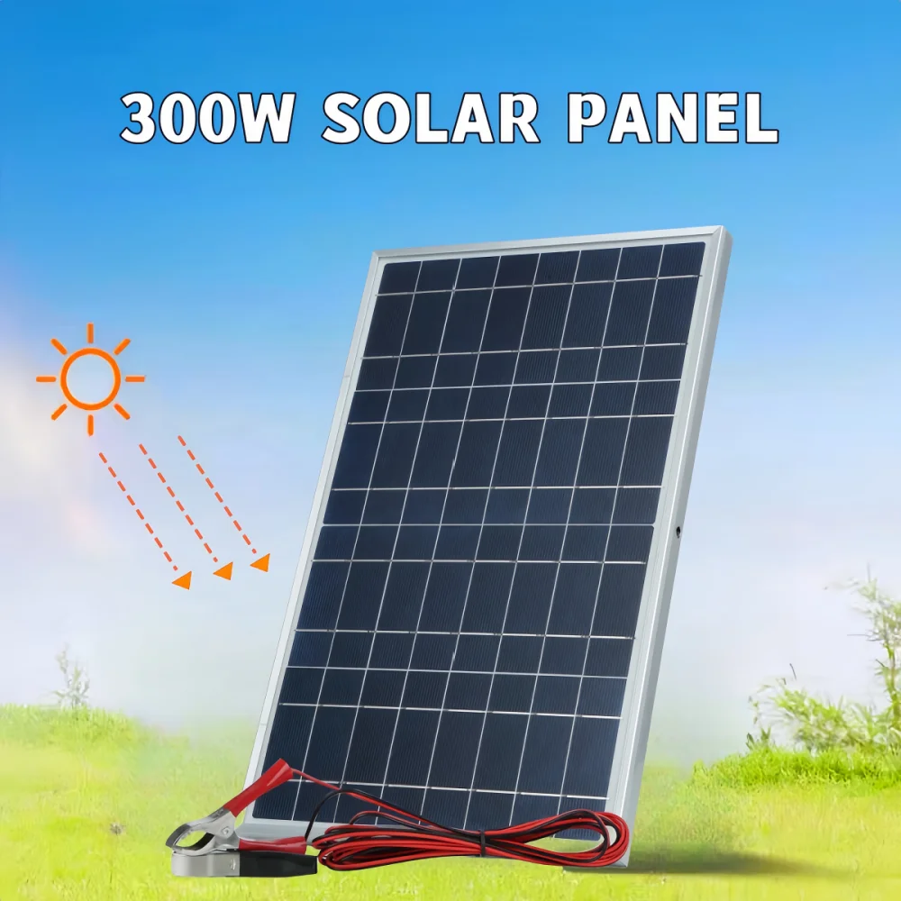 300W GÜNEŞ PANELI 12V taşınabilir güneş pili açık şarj edilebilir güneş kiti ev güneş jeneratör güneş enerjisi şarj cihazı RV güç kaynağı