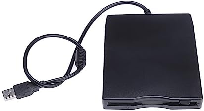 Floppy Disk Reader,3.5 Inch USB External Floppy Disk Drive,1.44 MB FDD Portable Floppy Drive,No Extra Driver Required,Plug and Play,Suitable for Laptops Desktops and Notebooks