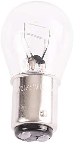 TECPO 10 x Küre Lamba BAY15S 12V 21/5W Fren Lambası Park Lambası Arka Araç Lambası Ampul Akkor Lamba İki Filamentli - Görsel 4