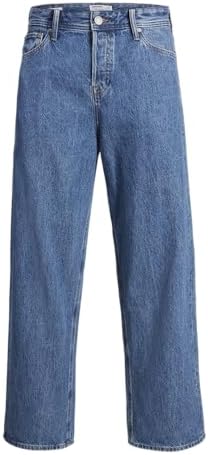 JACK & JONES Erkek Jeans JJIALEX JJORİJİNAL SBD 304 - Baggy Fit - Blue Denim - Görsel 1