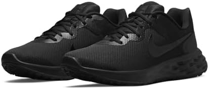 Nike Erkek Revolution 6 Nn Koşu ayakkabısı,Siyah Siyah Dk Duman Grisi,44 EU MainApps: .tr: Moda