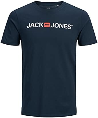 JACK & JONES Erkek Tişört Klasik