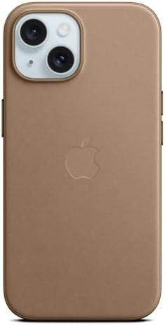 Apple iPhone 15 FineWoven Case with MagSafe - Taupe 