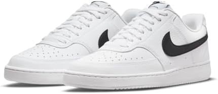Nike Court Vision kadın ayakkabısı, Beyaz Siyah Beyaz, 38.5 EU  MainApps: .tr: Moda - Görsel 7