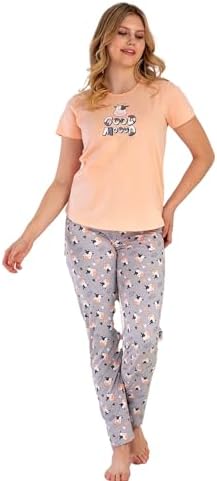 Kadın Kısa Kol Pijama Takım vienetta