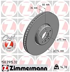 ZIMMERMANN 150.2915.32 Bremsscheibe