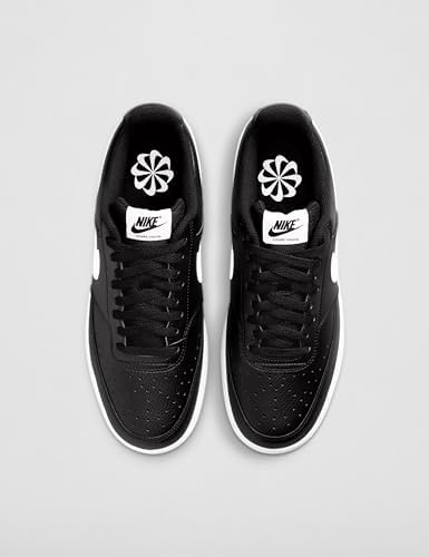 NIKE Erkek Court Vision Lo Be Basketbol Ayakkabısı, Siyah Beyaz Siyah, 45 EU  MainApps: .tr: Moda - Görsel 4