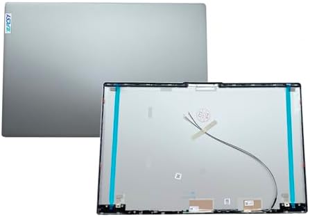 Replacement Laptop LCD Cover Back Rear Top Lid with Hinges Antenna for Lenovo ideapad 5-15IIL05 5-15ARE05 5-15ITL05 5-15ALC05 5CB0X56524 5CB0X56071 AM1K7000100 AM1K7000300 Grey Gray