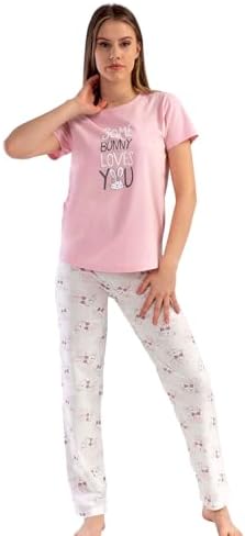 Kadın Kısa Kol Pijama Takım vienetta