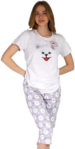 Kadın Kısa Kol Kapri Takım vienetta