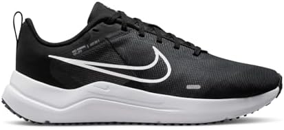 Nike Downshifter 12 kadın spor ayakkabısı, Black White Smoke Grey Pure Platinum, 37.5 EU  .tr: Moda - Görsel 7