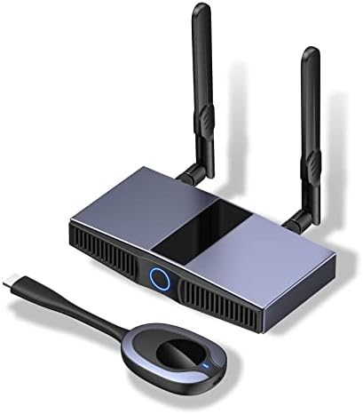 Wireless HDMI Transmitter and Receiver, Wireless HDMI Extender Kit, HDMI Dongle Adapter Support 4K@30Hz,Support 2.4/5GHz for Streaming Video/Audio from Laptop, PC, Smartphone to HDTV/Projector - Görsel 1