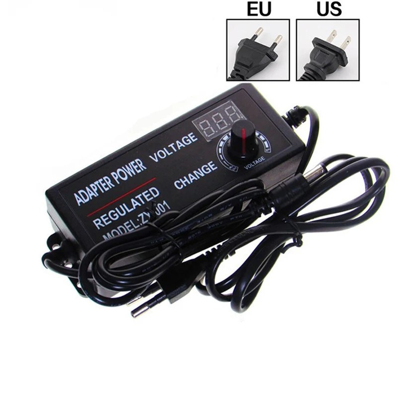3V 9V 12 V 24V 36V ayarlanabilir AC DC güç kaynağı adaptörü 12 V Volt 1A 2A 3A 5A 10A ile adaptör jak fiş kadın ev aletleri