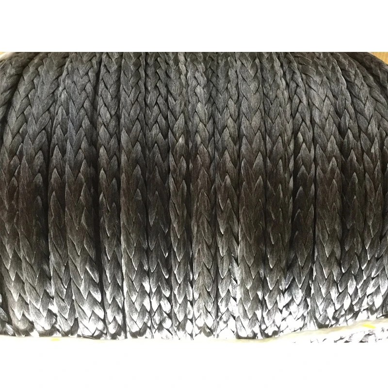 3mm X 10m sentetik vinç hattı UHMWPE Fiber halat çekme kablosu araba aksesuarları için 4X4/ATV/UTV/4WD/OFF-ROAD - Görsel 2