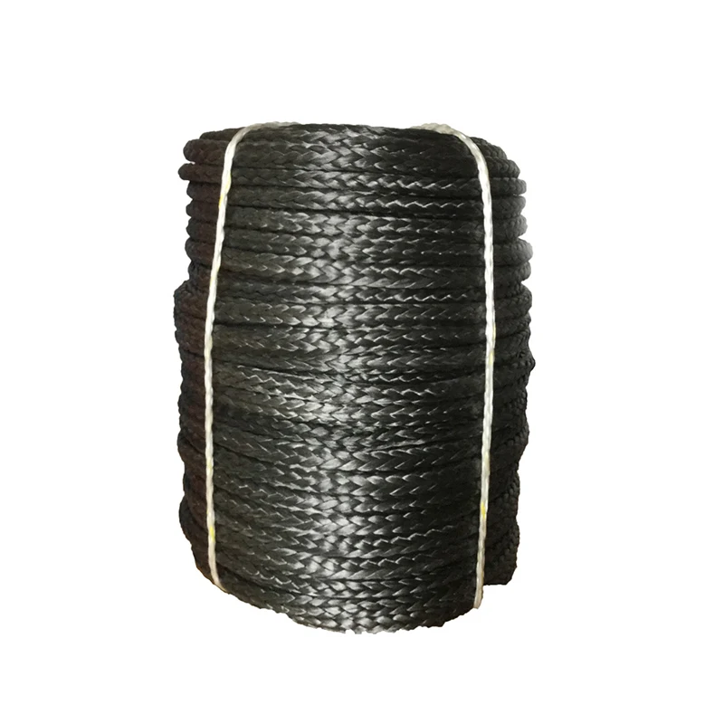 3mm X 10m sentetik vinç hattı UHMWPE Fiber halat çekme kablosu araba aksesuarları için 4X4/ATV/UTV/4WD/OFF-ROAD