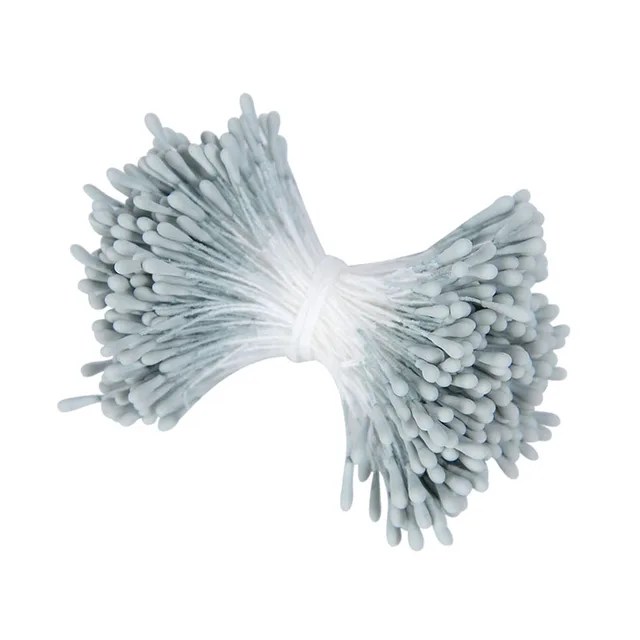 400/800P çift kafaları DIY yapay Mini inci çiçek Stamen Pistil çiçek Stamen meyve çilek düğün dekorasyon Scrapbooking - Görsel 9