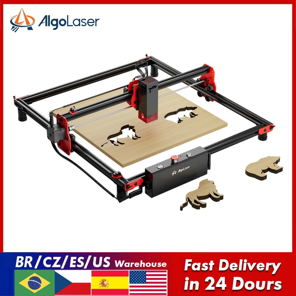 40X40CM/40X85CM lazer gravür kesici büyük çerçeve ahşap kesme oyma makinesi 5W 10W optik güç çıkışı ağaç İşleme aleti