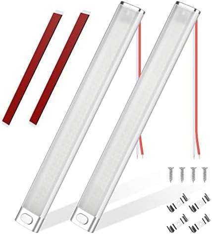 URAQT 120 LED iç aydınlatma, 2 adet LED şerit 1600LM 8 W 12 V LED lamba, karavan LED iç ışık şeridi, otomobil, karavan, otobüs, karavan, tekne, mutfak, banyo, bar, kamyon için şalterli