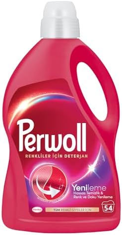 Perwoll Geliştirilmiş Renkli Sıvı Çamaşır Detarjanı 2970 ml