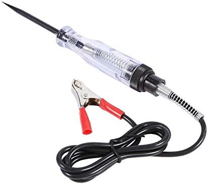 Elektrische Spannung Circuit Tester Volt Tester, Auto Spannungsprüfer 6V 12V 24V DC Auto LKW Spannung Stromkreisprüfvorrichtung für Niederspannungssysteme, Sicherung, Schalter, Drähte