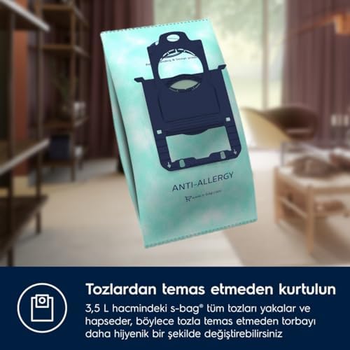 Electrolux PD82-ALRGT Toz Torbalı Elektrikli Süpürge, Beyaz - Görsel 4
