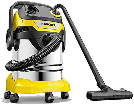 Kärcher Islak/kuru süpürge WD 5 S V-25/5/22, üfleme fonksiyonu, güç 1100 W, paslanmaz çelik hazne: 25 l - Görsel 3