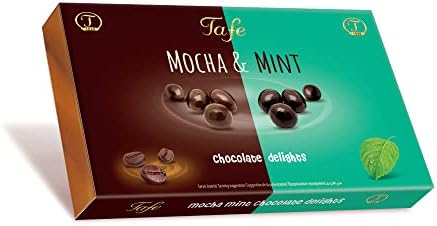 Tafe Mocha & Mint Çikolata Kaplı Kahve ve Nane Aromalı Lokum Draje