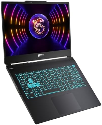 MSI Cyborg 15 oyun dizüstü bilgisayarı, 15,6 inç Full HD 144Hz, Intel Core i5-13420H, NVIDIA GeForce RTX 4050, 16GB DDR5, 512 GB SSD, Windows 11 Home, QWERTZ klavye, A13VE-863, siyah/şeffaf - Görsel 5