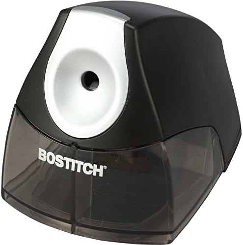 Compact Desktop Electric Pencil Sharpener, Black, Sold as 1 Each - Görsel 1