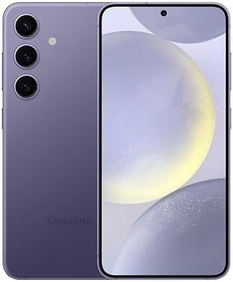 SAMSUNG Galaxy S24 Cell Phone, 256GB AI Smartphone, Unlocked Android, 50MP Camera, Fastest Processor, Long Battery Life, US Version, 2024, Cobalt Violet