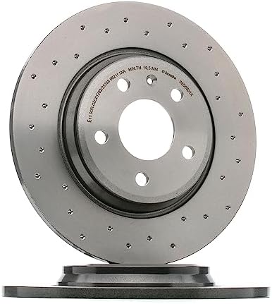 2x BREMBO Fren Diski Ø300mm Yükseklik 36mm Kalınlık: 12mm tam, delikli || 08.D060.1X