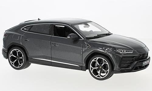 Lamborghini Urus, metalik gri, 2018, model araba, hazır model, Bburago 118