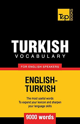 Turkish vocabulary for English speakers - 9000 words (American English Collection)