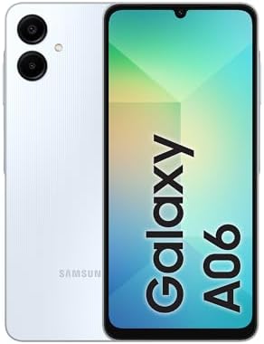 Samsung Galaxy A06 Akıllı Cep Telefonu, 4 GB RAM, 128 GB Depolama, Mavi (Samsung Türkiye Garantili)