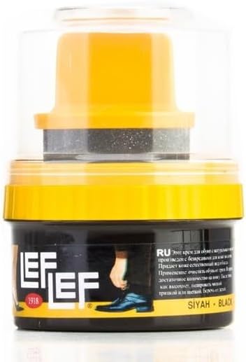 Ankanorm Nuri LefLef Pratik Cilalı Krem Ayakkabı Bakım Boyası 50 ml (Siyah)