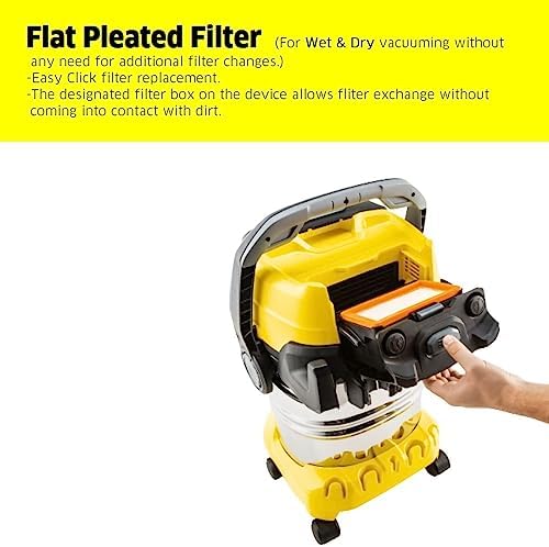 Kärcher Islak/kuru süpürge WD 5 S V-25/5/22, üfleme fonksiyonu, güç 1100 W, paslanmaz çelik hazne: 25 l - Görsel 4