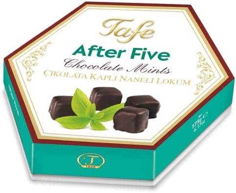 Tafe After Five Çikolata Kaplı Nane Aromalı Lokum 175g
