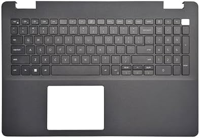 Laptop Keyboard Compatible for Dell Inspiron 3501 033HPP 33HPP AP2X2000101 0VF05C US Layout Black Palmrest Upper Cover Case No Backlit