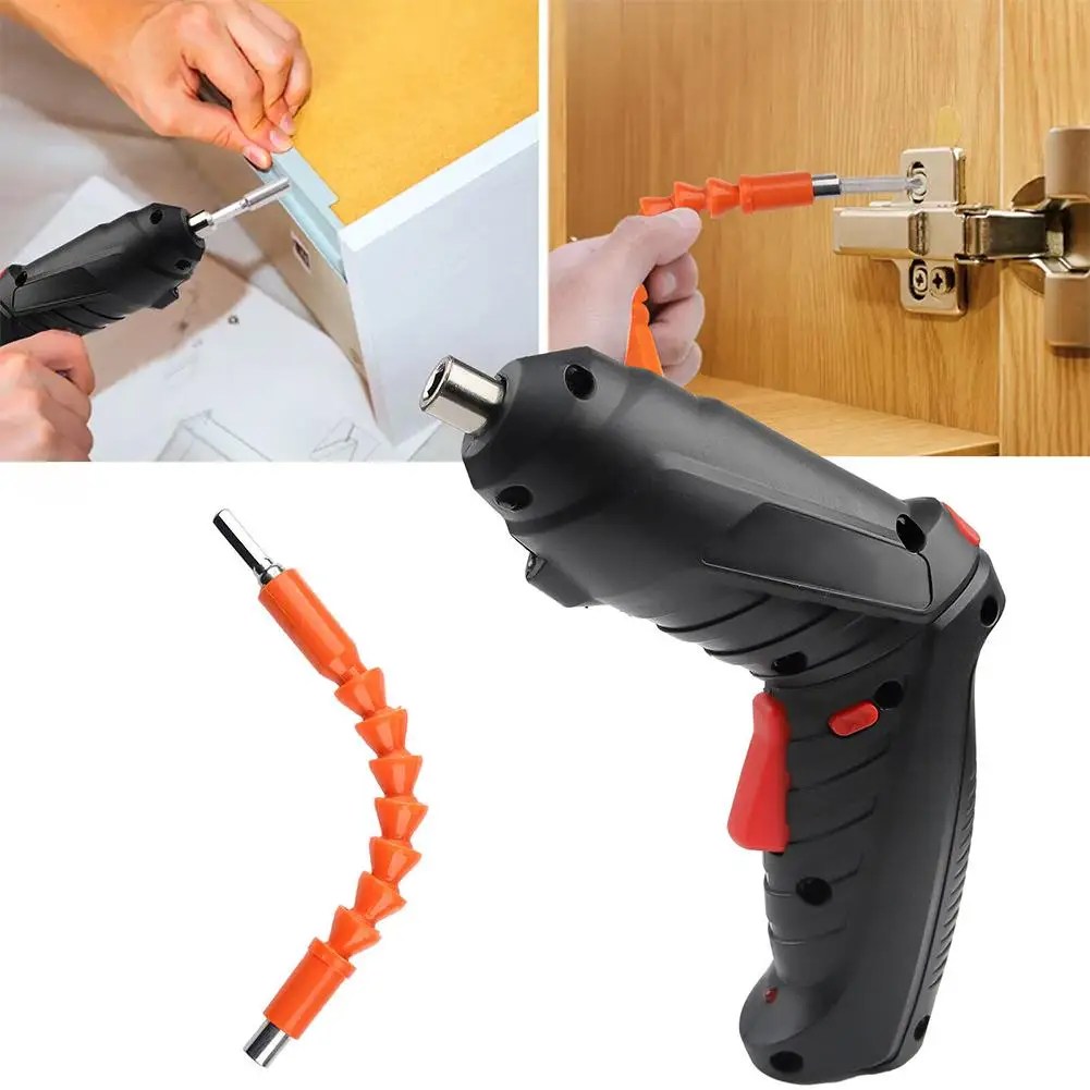 47 In 1 akülü elektrikli tornavida seti ile LED ışıkları 220RPM 3NM tork USB şarj edilebilir matkap sürücü güç aracı Bit Set - Görsel 3
