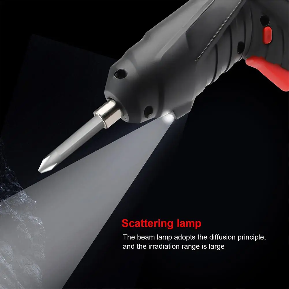 47 In 1 akülü elektrikli tornavida seti ile LED ışıkları 220RPM 3NM tork USB şarj edilebilir matkap sürücü güç aracı Bit Set