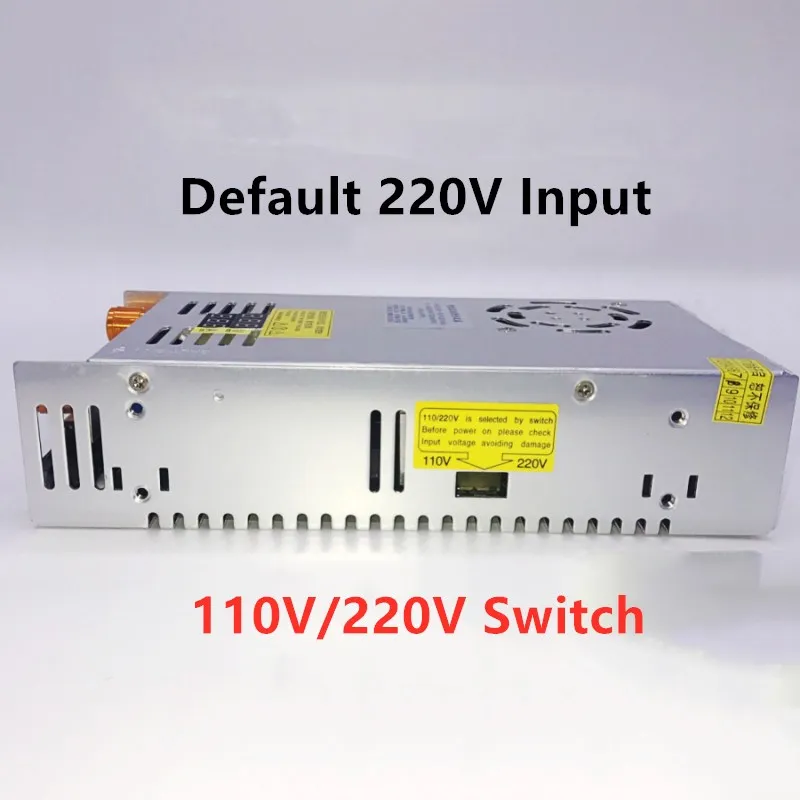 480W transformatörler AC 220V DC 5V 12V 24V ayarlanabilir anahtarlama güç kaynağı 36V 48V 60V 80V 120V 160V 220V ile dijital ekran V